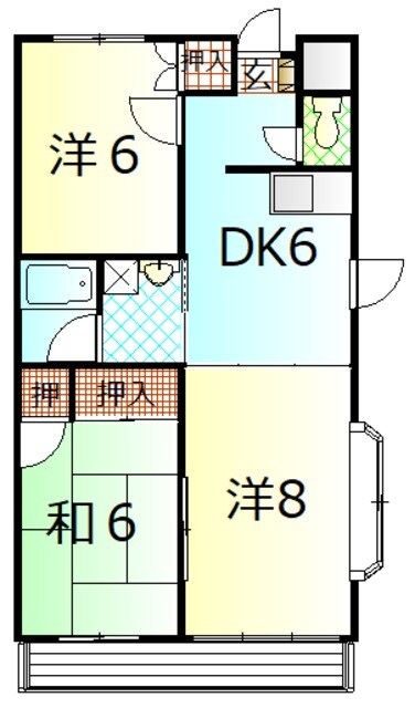 物件間取画像