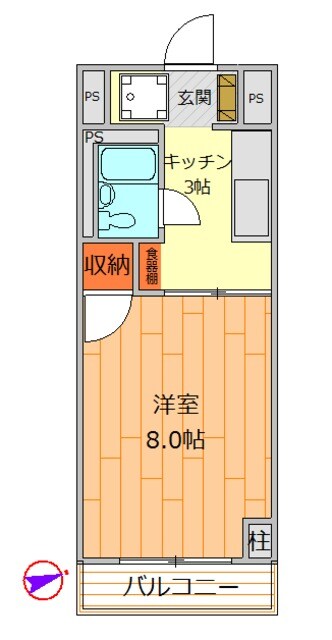 物件間取画像