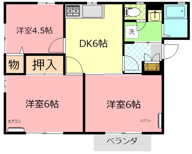 御殿場駅 バス15分  原里支所前停下車：停歩6分 2階の物件間取画像