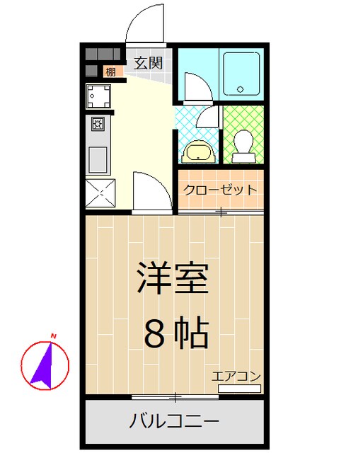 物件間取画像