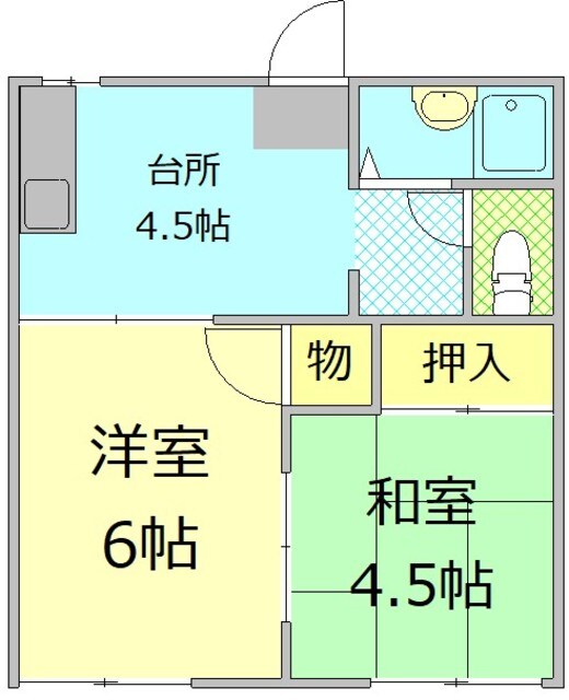 物件間取画像
