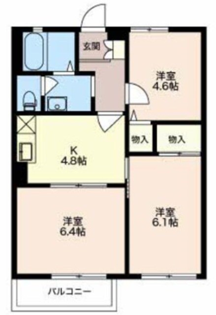サンフラワーの物件間取画像
