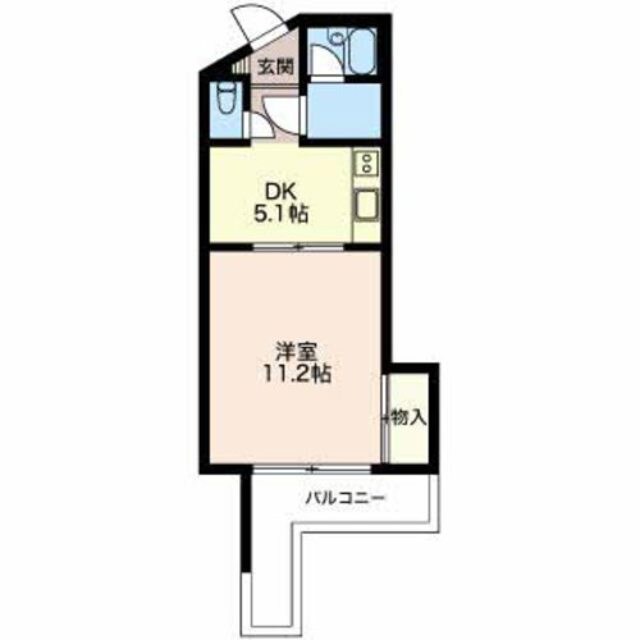 コウシンハイツの物件間取画像