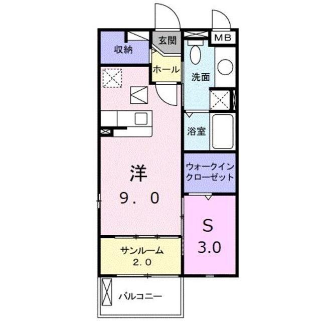 御殿場駅 徒歩14分 1階の物件間取画像