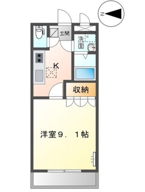 メゾンセレニティーの物件間取画像