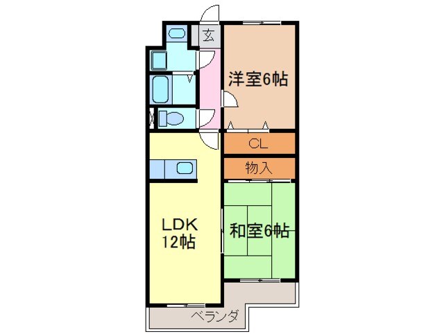 アーバン岳陽の物件間取画像