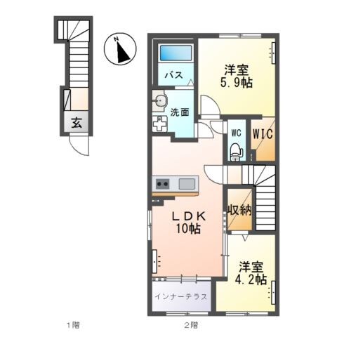 colline（コリーヌ）の物件間取画像