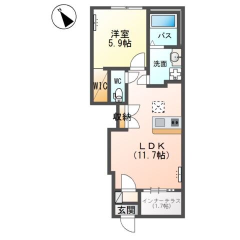 colline（コリーヌ）の物件間取画像