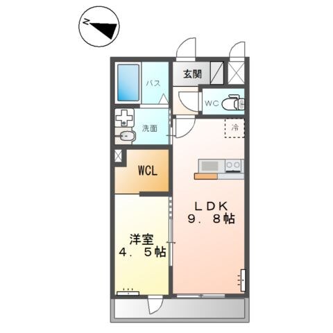 Ｏｌｉｖｅ（オリーブ）の物件間取画像