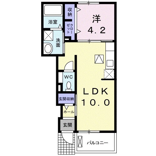 レジデンスさくら台Ｈの物件間取画像