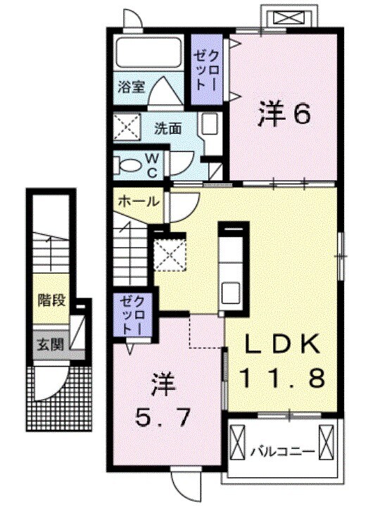 アリエッタIIIの物件間取画像