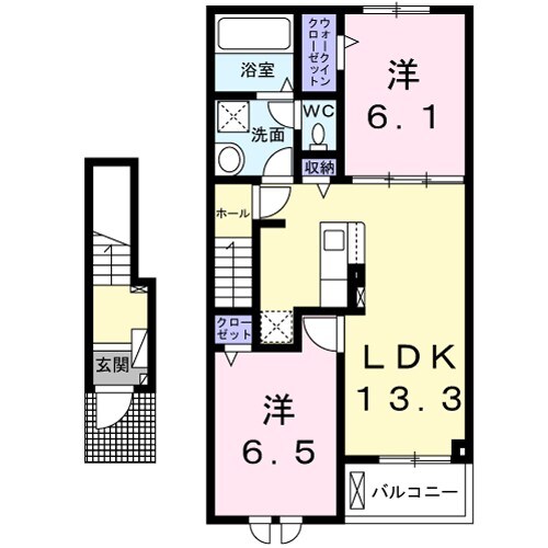 咲くら屋IIの物件間取画像