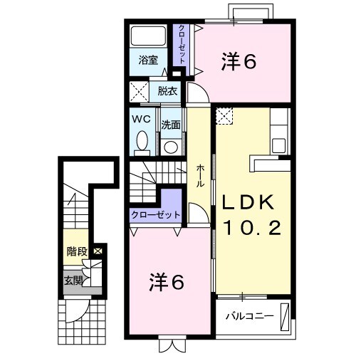 ｅａｓｔ　３３０の物件間取画像