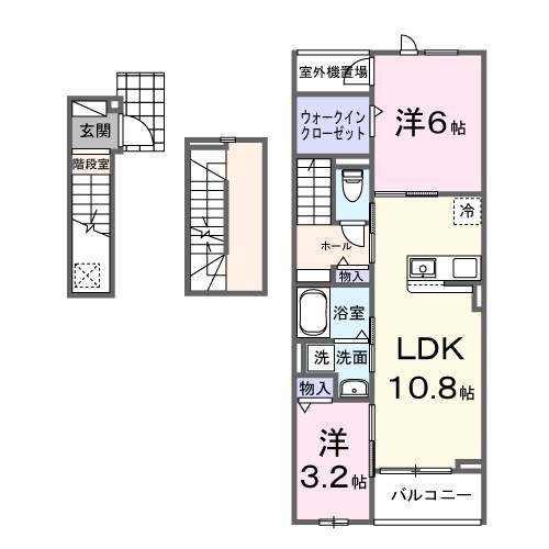ヒカルサ土浦神立ウエストの物件間取画像