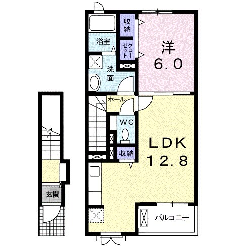 アズールつちうらの物件間取画像