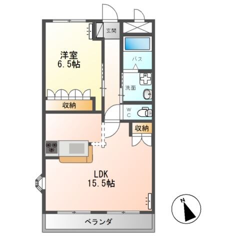 イースト　ステージの物件間取画像