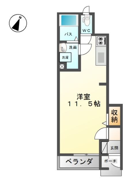 Prendre（プランドール）の物件間取画像
