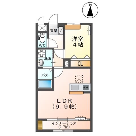 エトワール・つむぎの物件間取画像