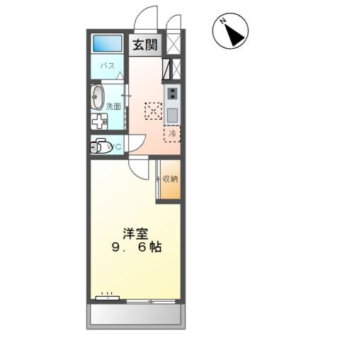 Ｈａｃｋ　ｂｅｒｒｙ真鍋（ハックベリーマナベ）の物件間取画像