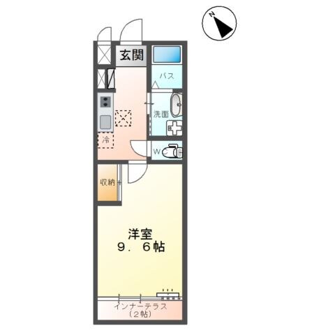 Ｈａｃｋ　ｂｅｒｒｙ真鍋（ハックベリーマナベ）の物件間取画像