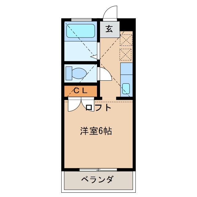 大東ハイツ　10号棟の物件間取画像