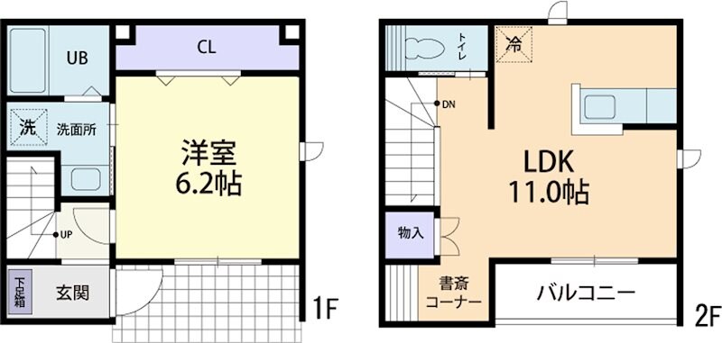 Belle　Fleur（ベル フルール）の物件間取画像