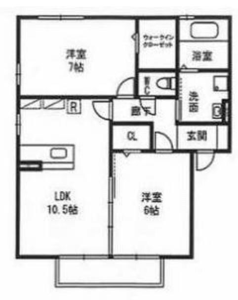 ソラーレつくば　Aの物件間取画像