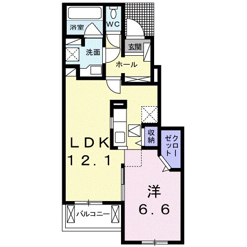 フォルトゥーナ　Ａの物件間取画像