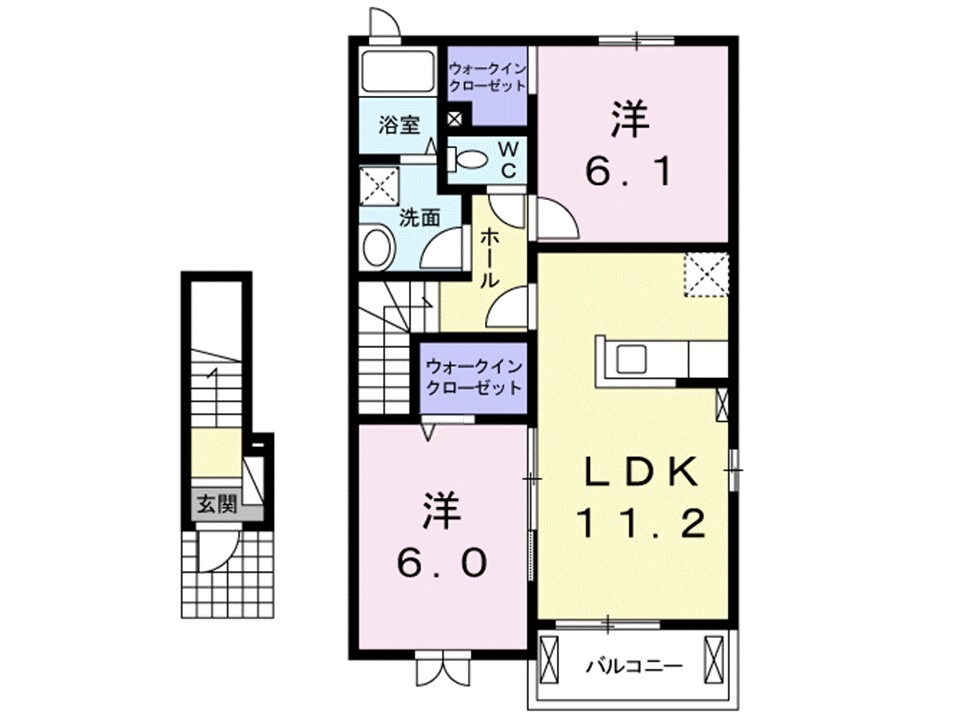 ブリランテ　IIの物件間取画像