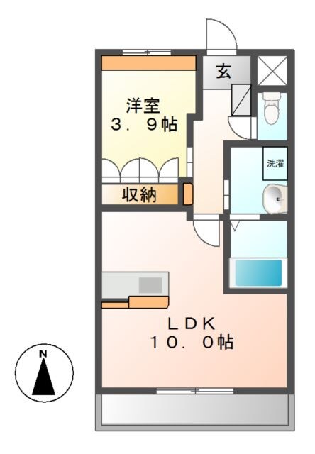 コンフォートレジデンスの物件間取画像