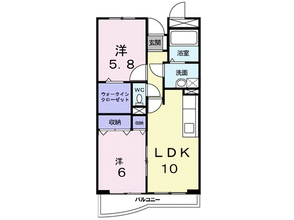 木村ロイヤルマンションIIIの物件間取画像