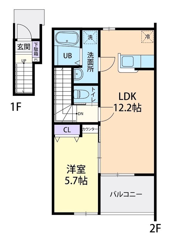 Arcobaleno（アルコバレーノ）の物件間取画像