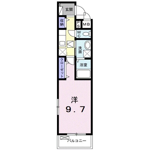 シャント・フルールの物件間取画像