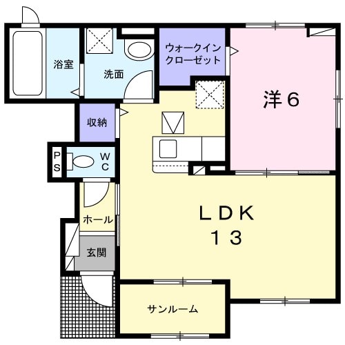 ノイ　ライゼの物件間取画像