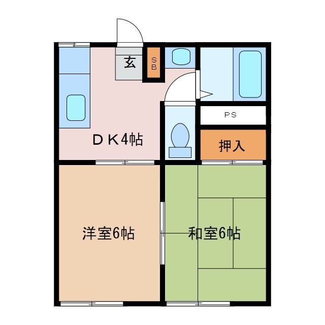 ベルメゾン21の物件間取画像