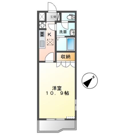 アンジェリークの物件間取画像