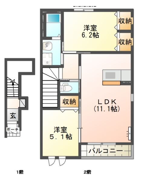 寿参番館の物件間取画像