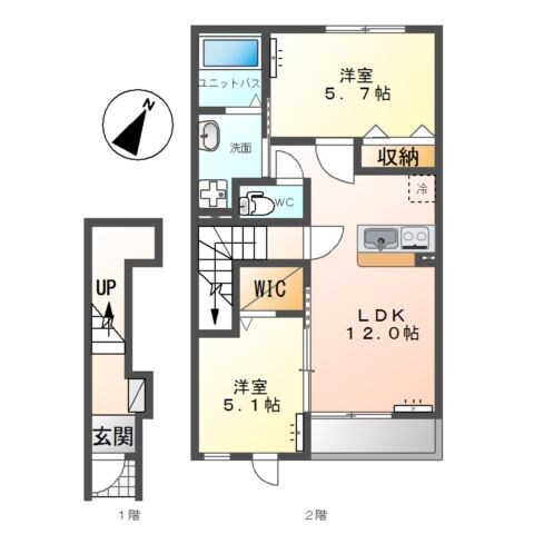 コンフォール　Ｋの物件間取画像