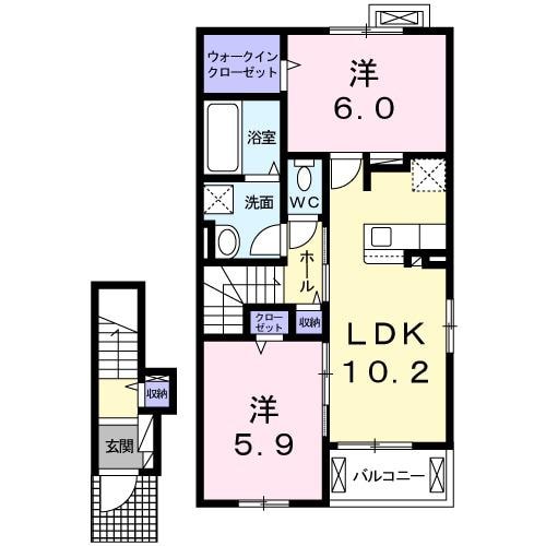 クラフト　IIの物件間取画像