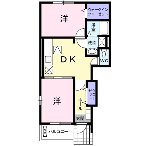 グレイス・ヒルの物件間取画像