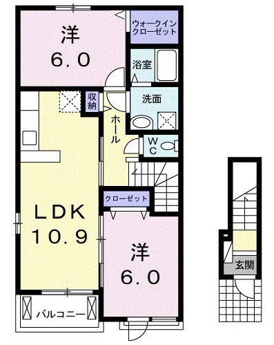 ラフィーネの物件間取画像