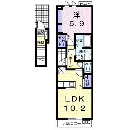 サンマリー　IIの物件間取画像