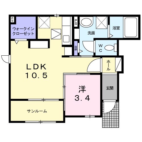 マ・シェリIIの物件間取画像