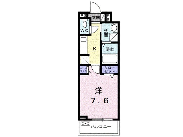 シャント・フルールの物件間取画像