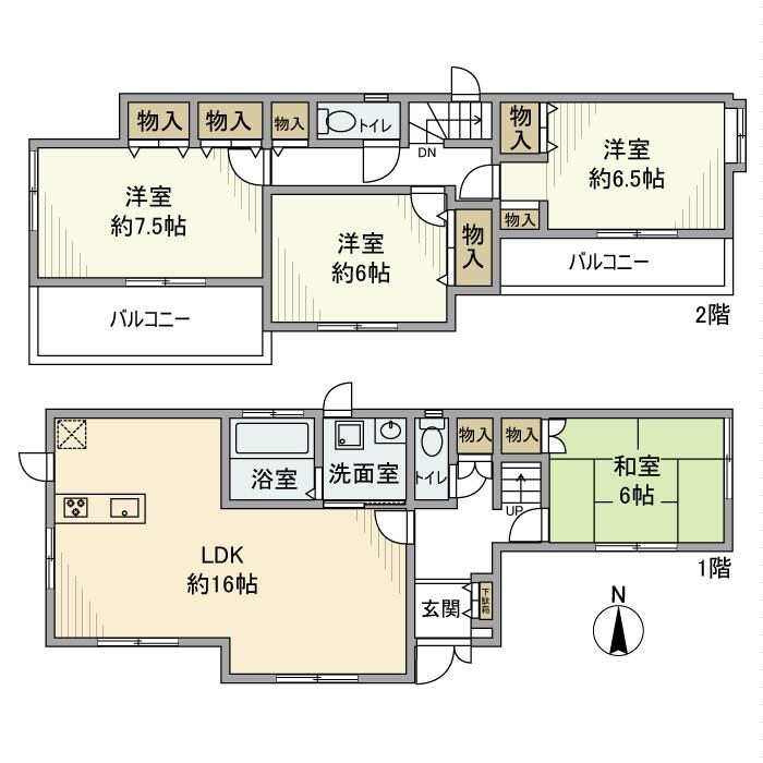 南流山駅 徒歩11分の物件間取画像