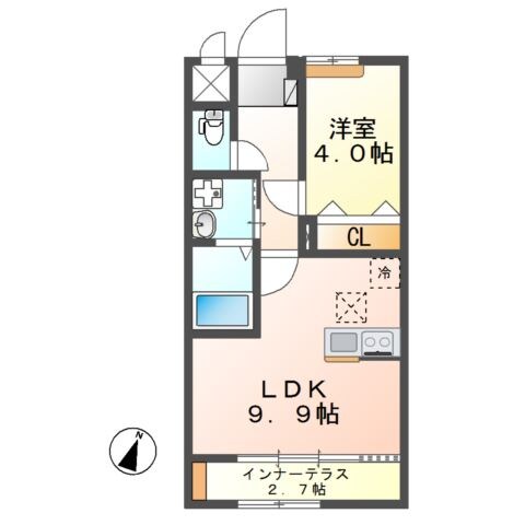 Grand Park東風（グランパークハルカゼ）の物件間取画像