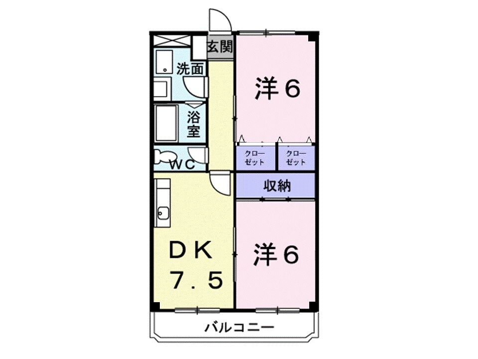 アムールリベルテ１８の物件間取画像