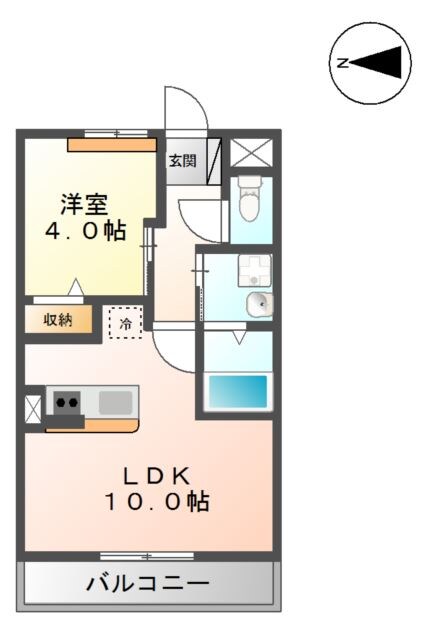 ボヌール．i Iの物件間取画像