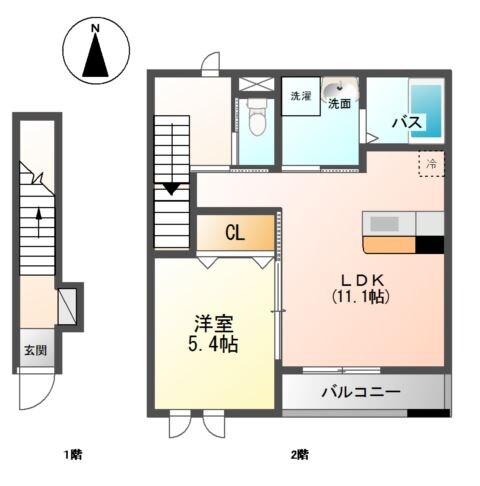 メイユールの物件間取画像