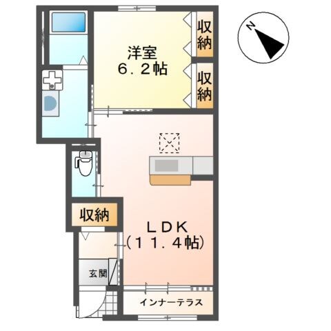 レユシールの物件間取画像